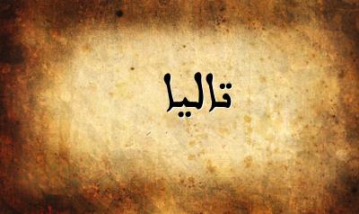 صورة إسم تاليا بخط عربي جميل