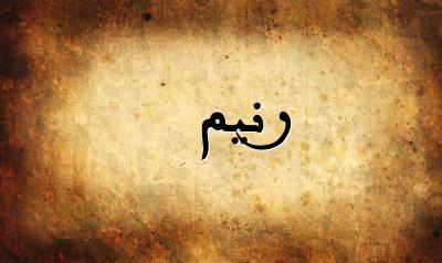 صورة إسم رنيم بخط عربي جميل