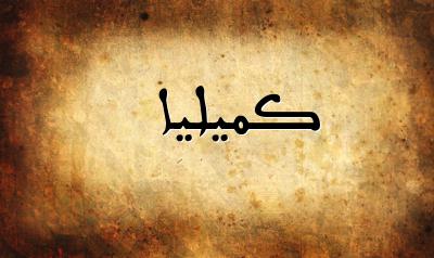 صورة إسم كميليا بخط عربي جميل