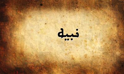 صورة إسم نبيه بخط عربي جميل