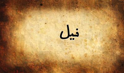 صورة إسم نيل بخط عربي جميل